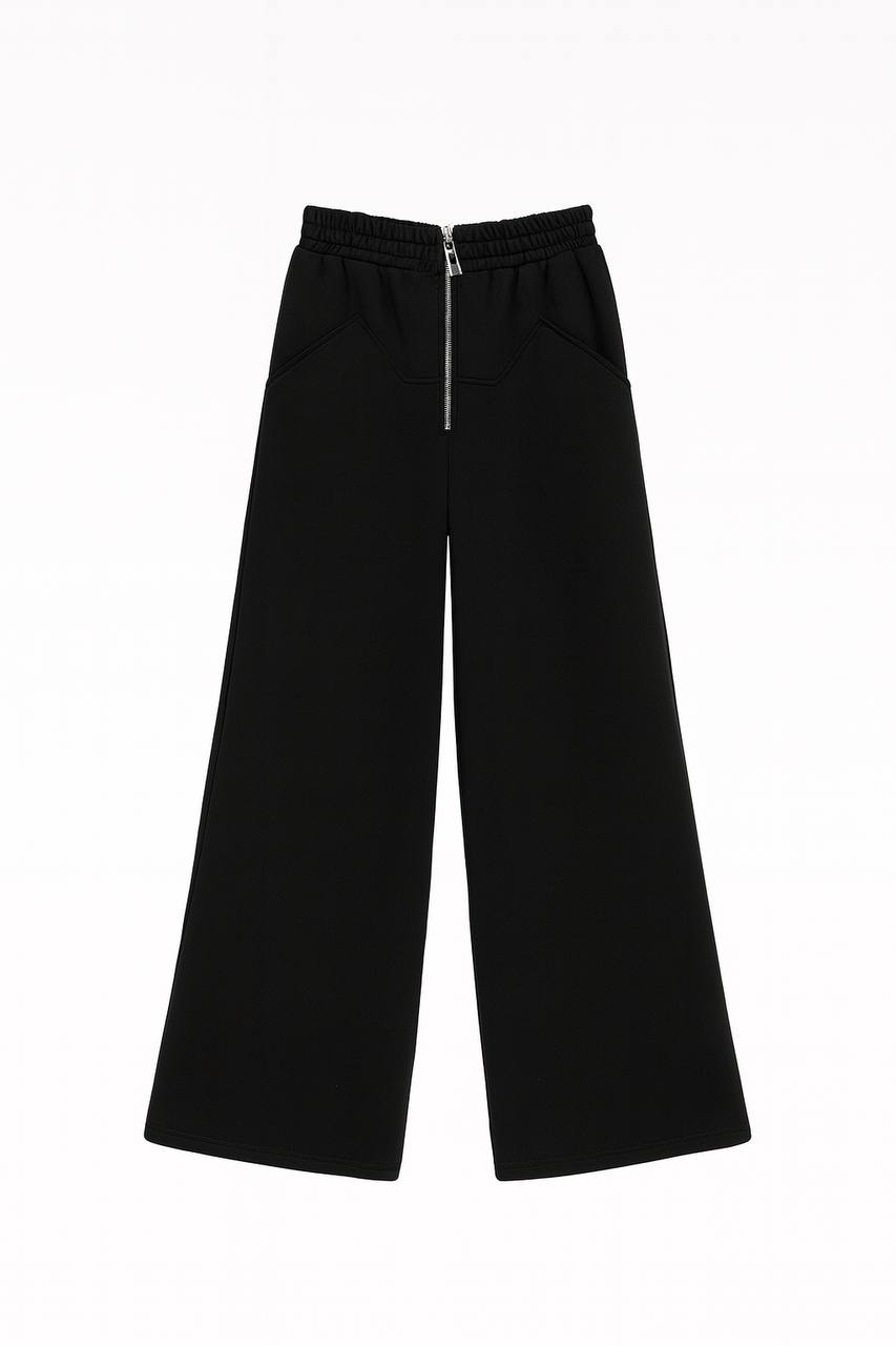 Zip Black Pants