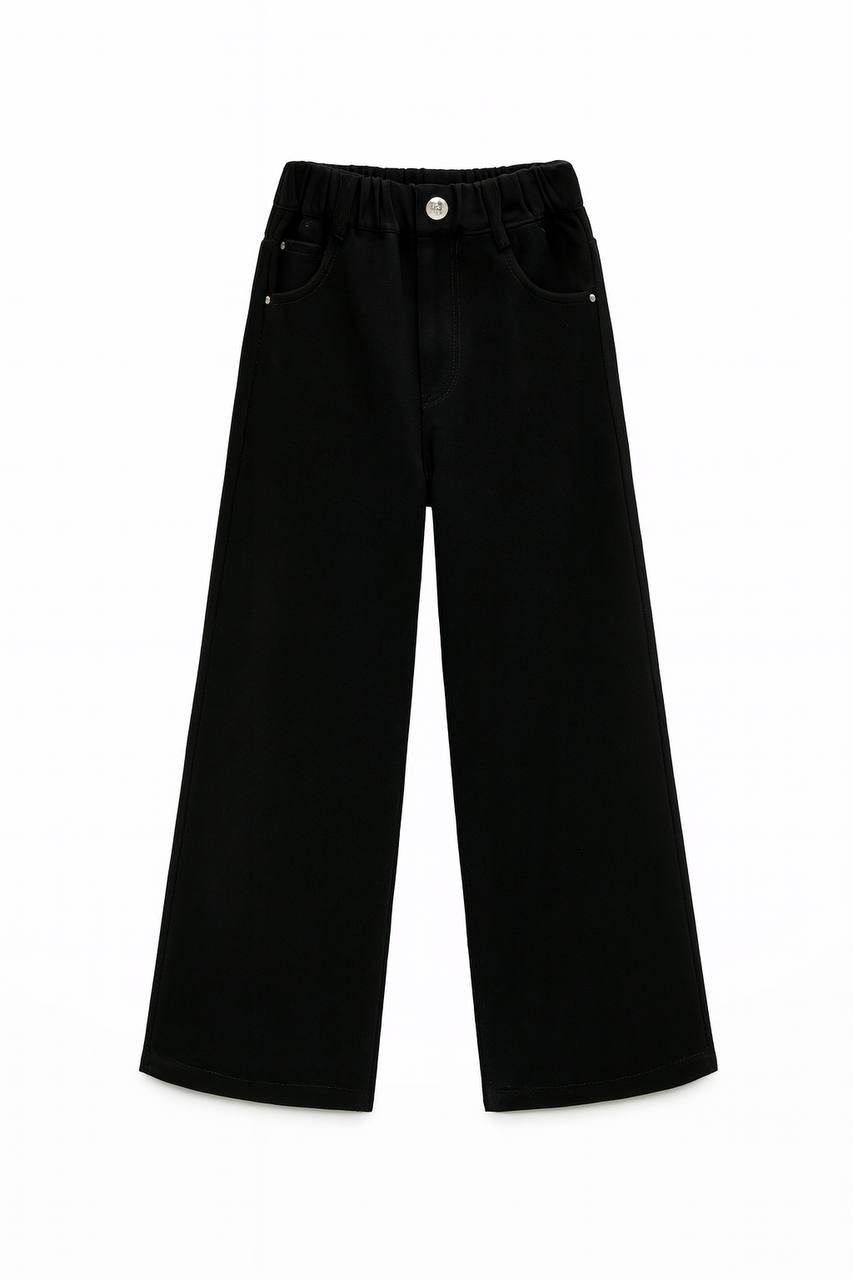 Black insulated jeans