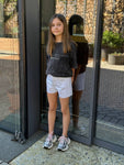 Lublu kids jeans szorty podarte biały