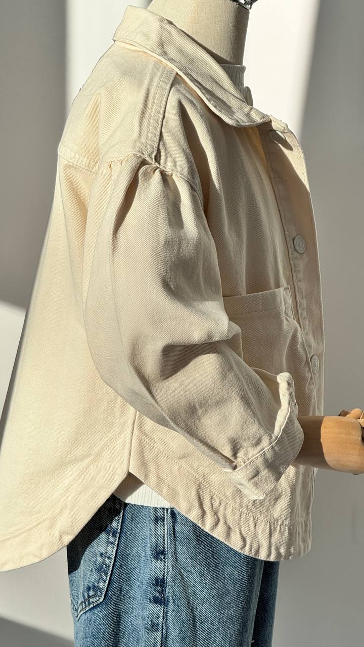 Lublu bambini Giacca di jeans Beige