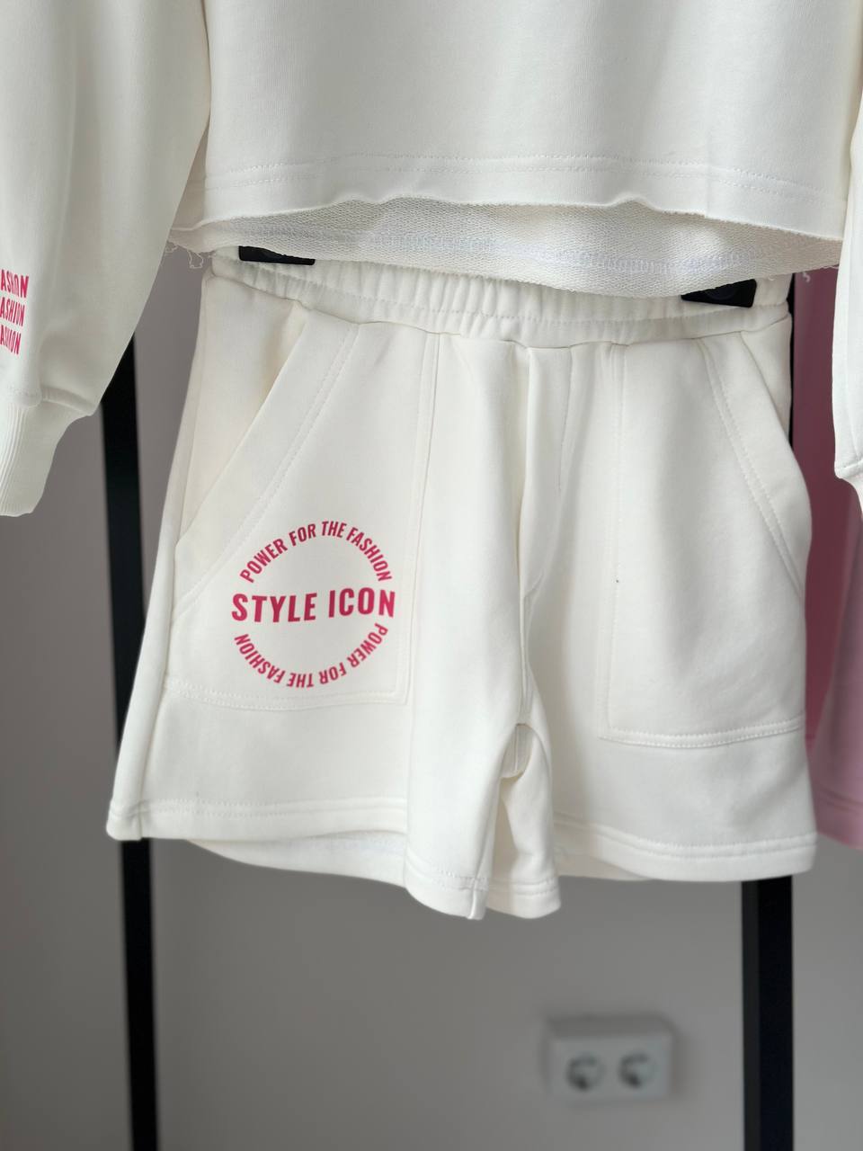 Lublu Shorts "Style Icon" Milch/Rose