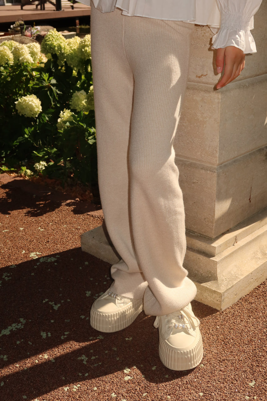 Штани Basics Knit Milk