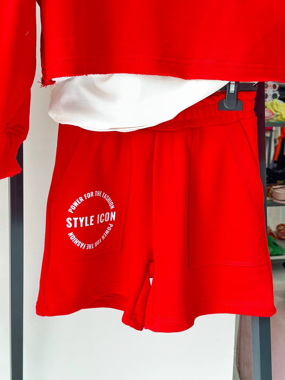 Lublu Shorts "Style Icon" Rot