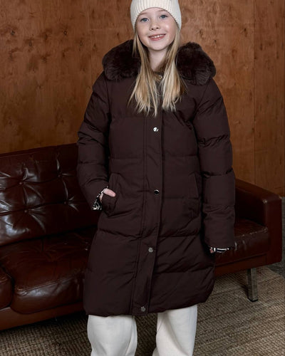 Пуховик Reversible Brown