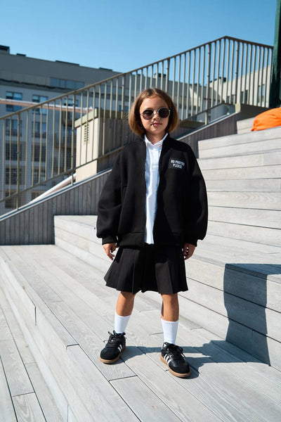 Scuola LuBlu Bomber "Senza foto" Nero