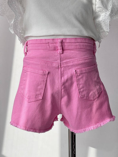 Lublu kids Denim shorts Rose