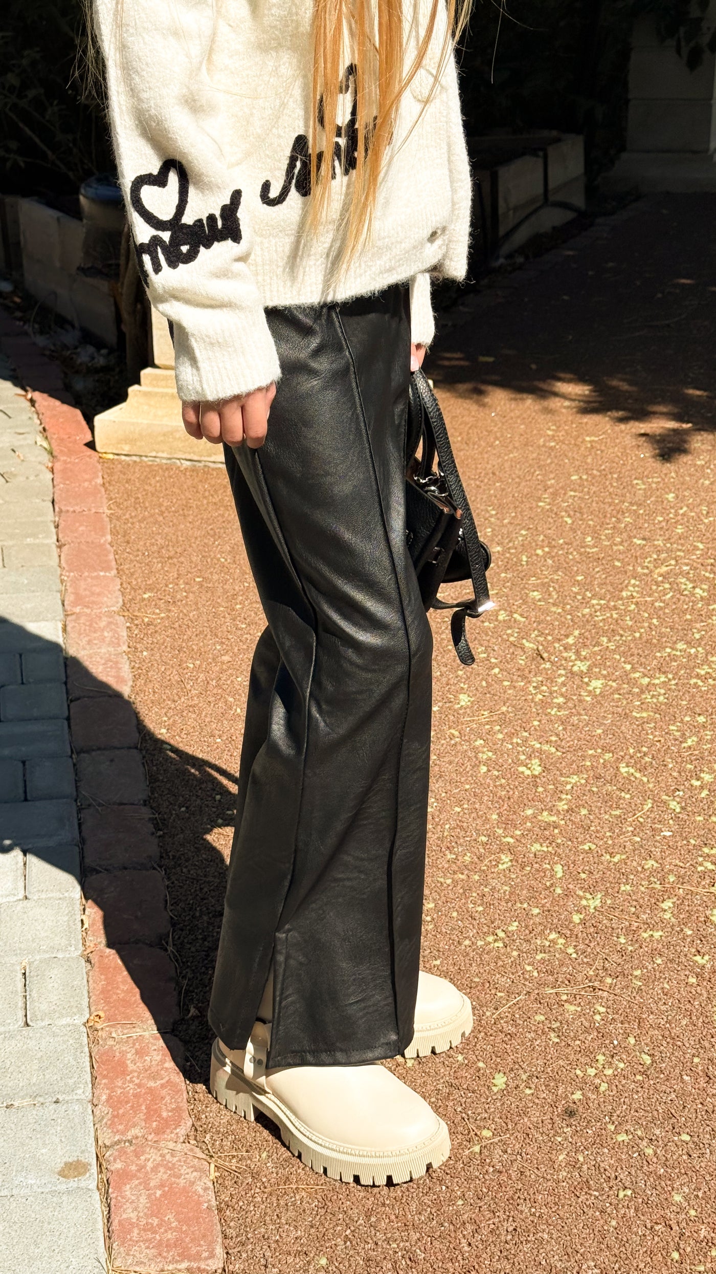 Брюки шкіряні Black