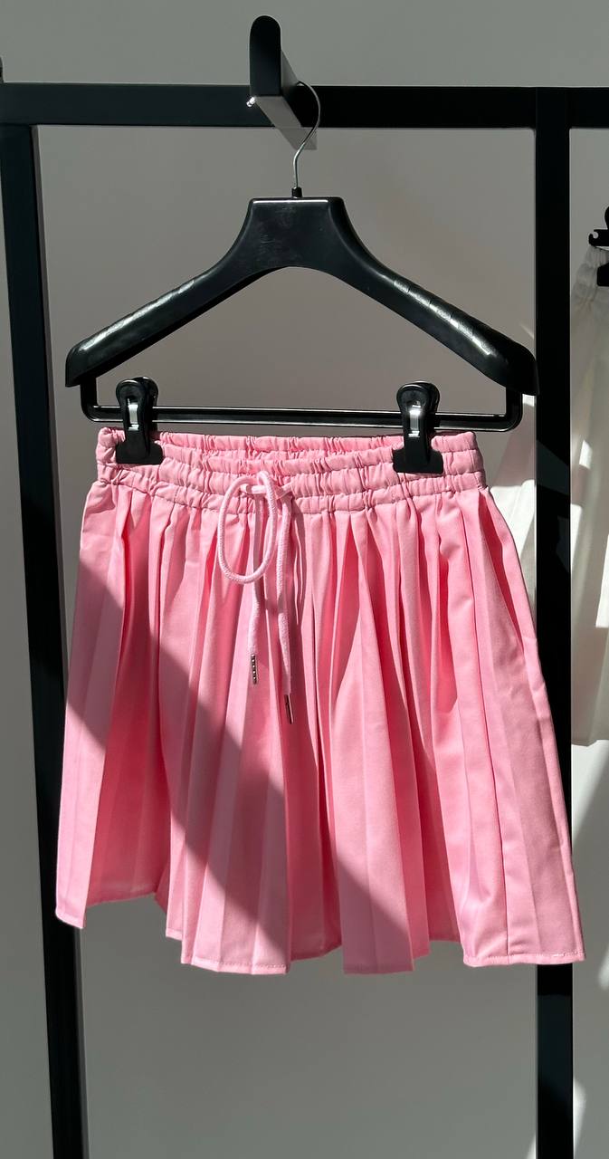 LuBlu teen Pleated skirt Rose