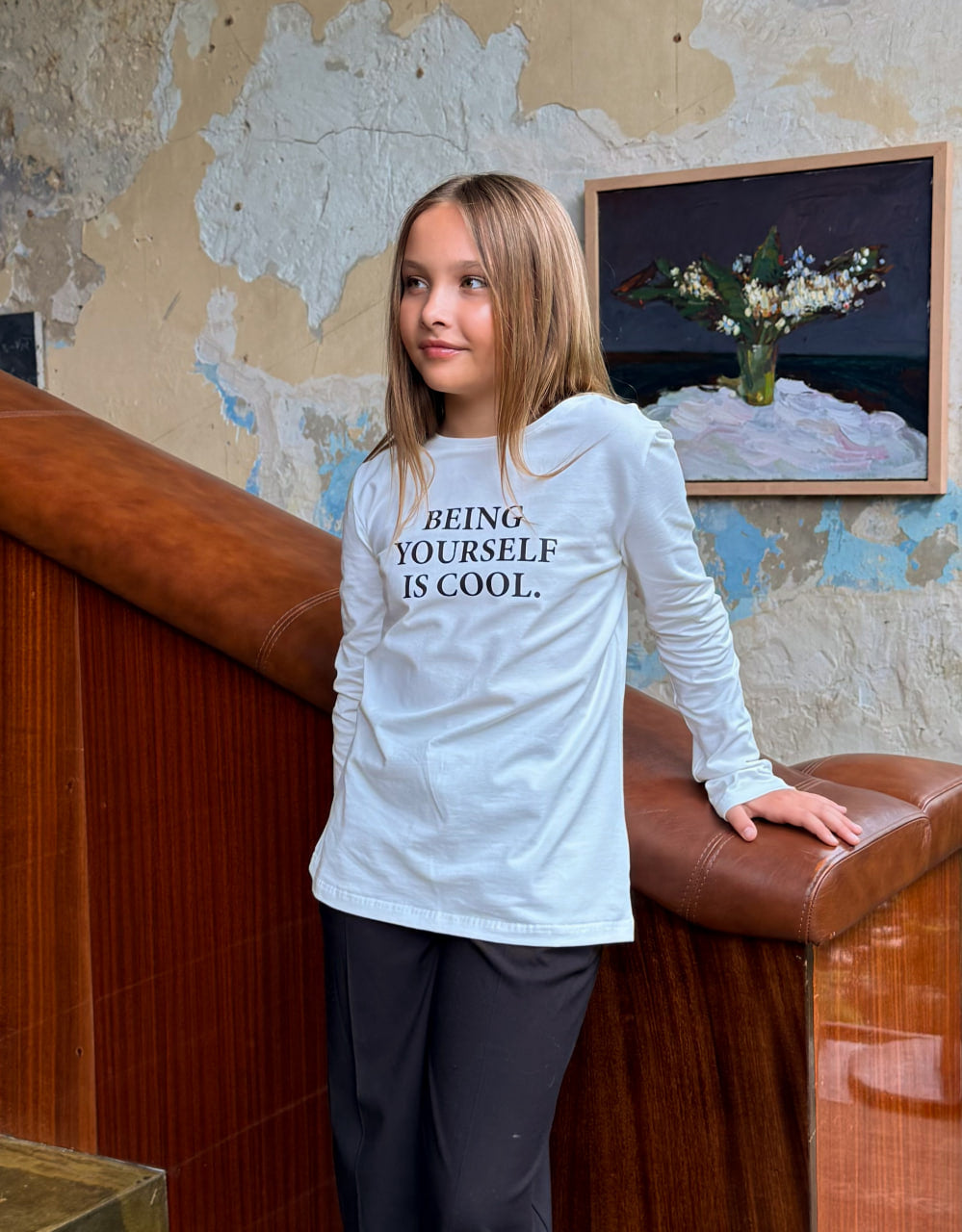 Longsleeve "Yourself" White