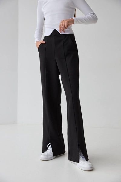 Dreams girl Pants with collar Black