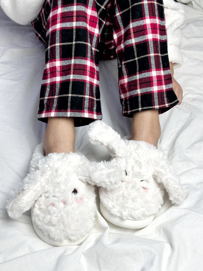 House slippers Rabbits White
