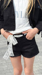 Lublin Kids Jeans Shorts noir