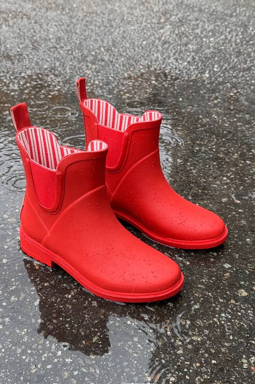 Rubber boots Red