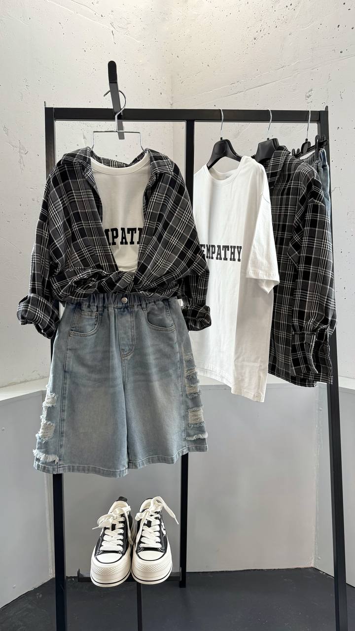 High waist shorts Blue