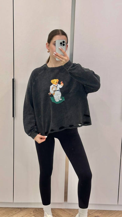Teddy Sweatshirt Graphite