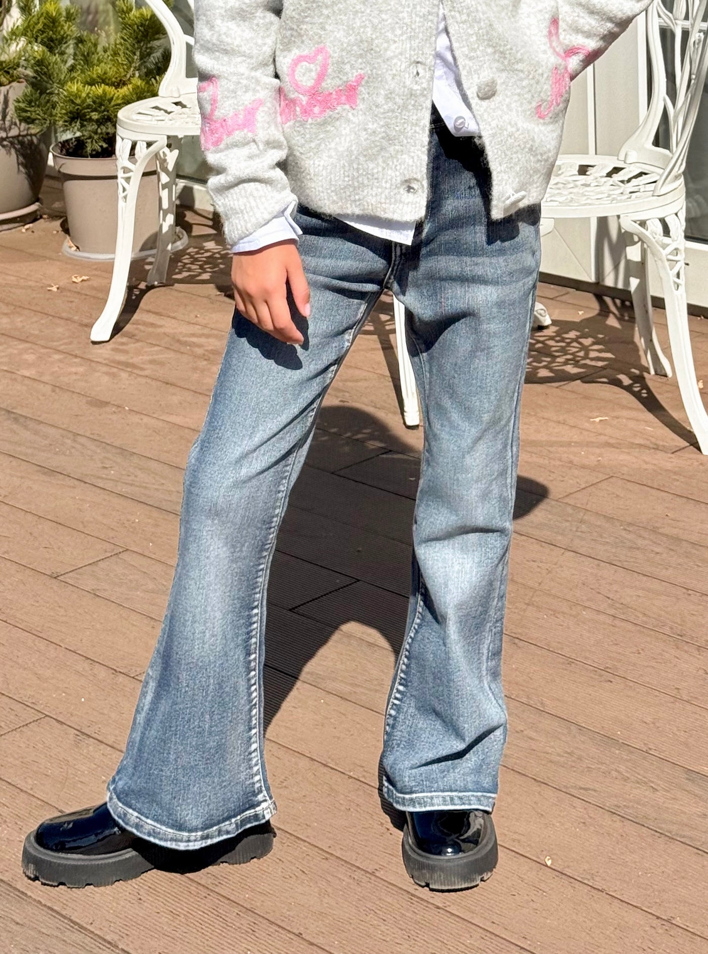 Джинси Bell-bottoms Denim