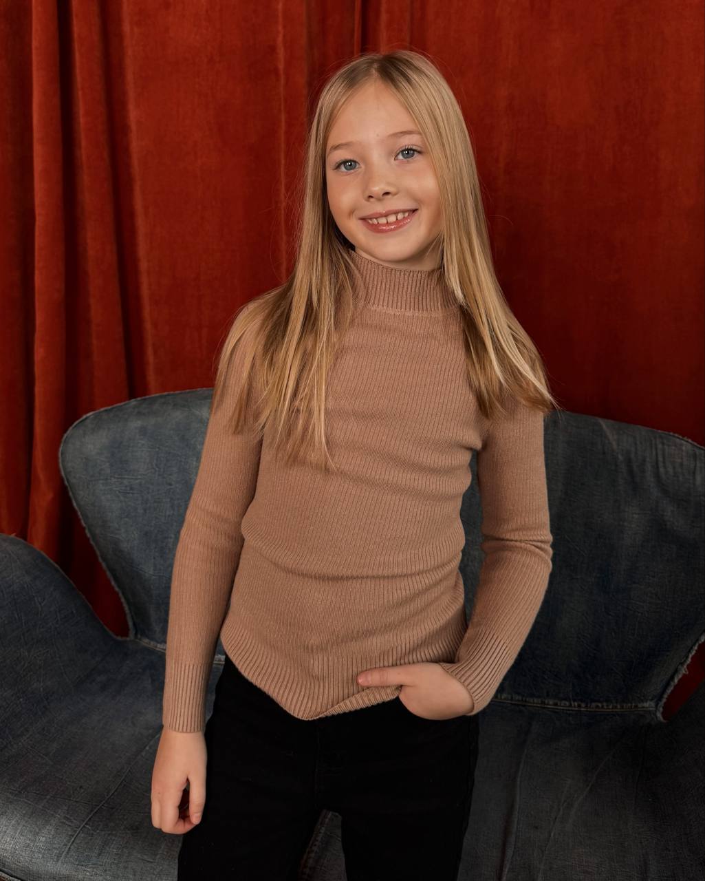 Гольф рубчик Beige