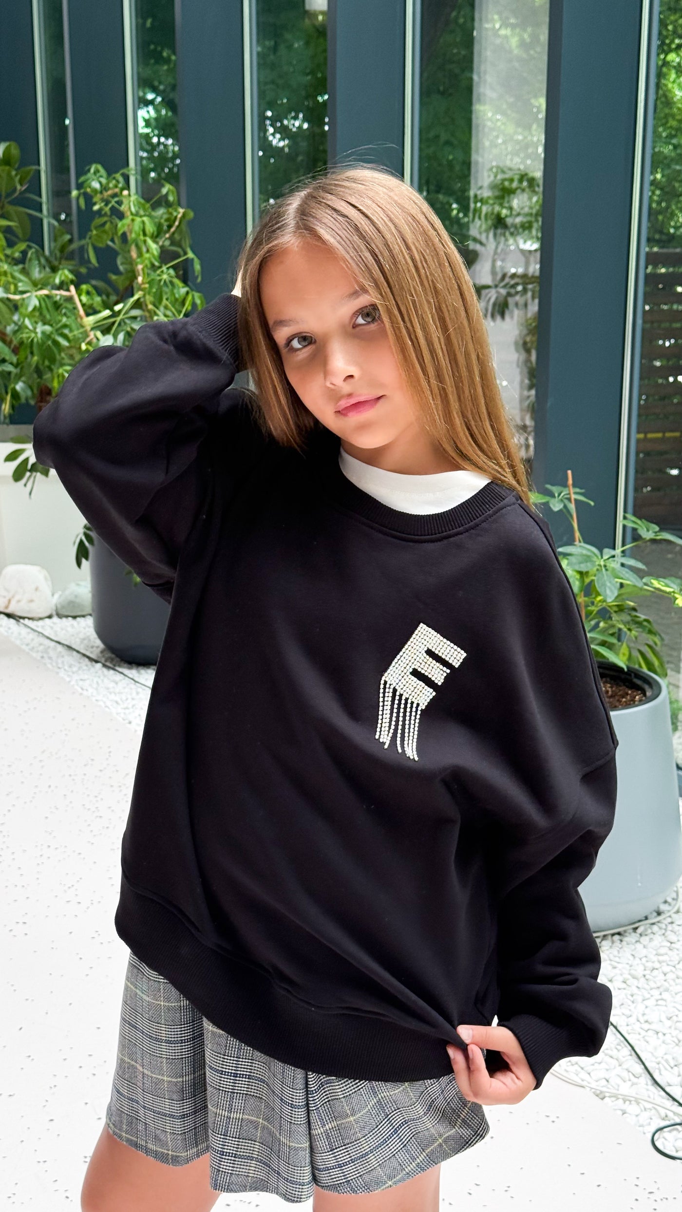 SCH "E" Black Sweatshirt