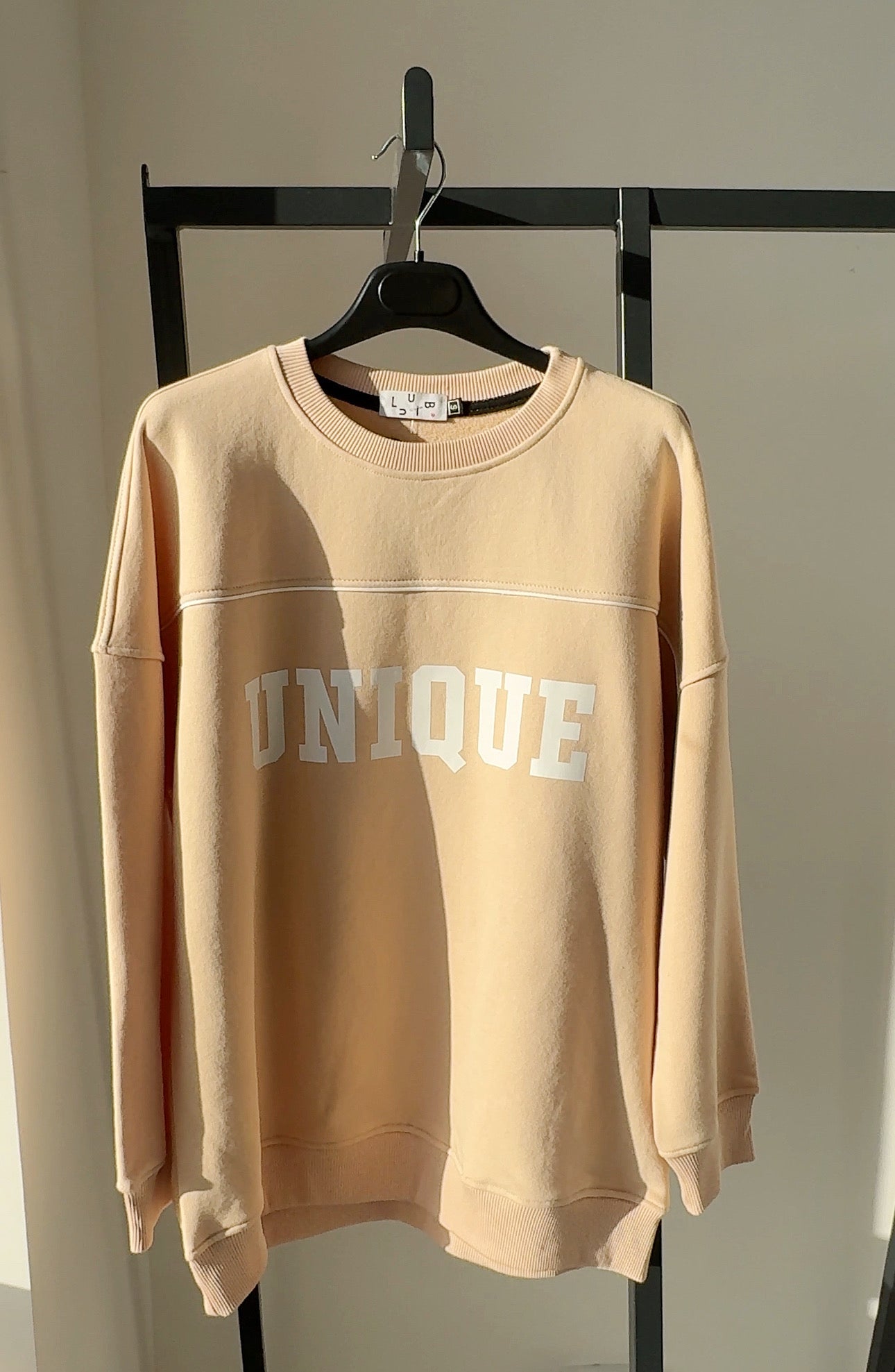 LuBlu Sweatshirt kids "Unique" Beige