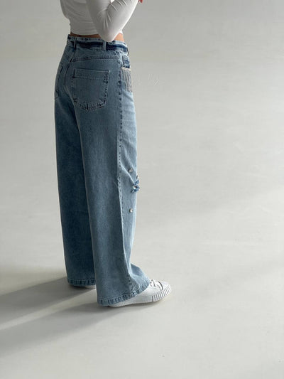 LuBlu Jeans Shine Light blue