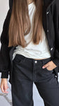 Jean droit Lublu kids Noir