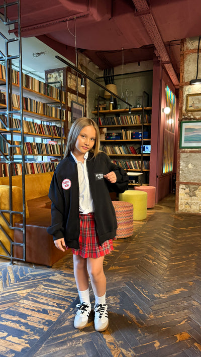 Scuola LuBlu Bomber "Senza foto" Nero