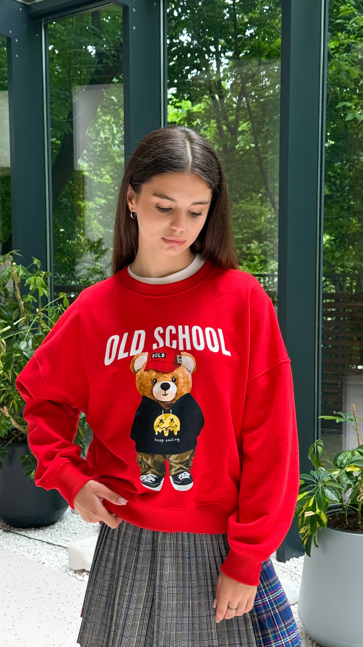 SCH "Old school" Red sweatshirt