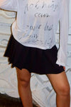 LuBlu Pleated skirt Black