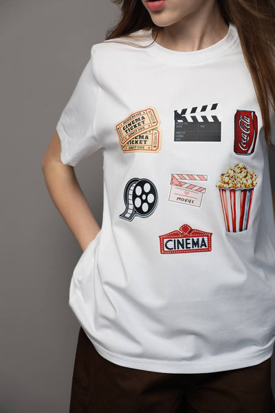 Cinema T-shirt White