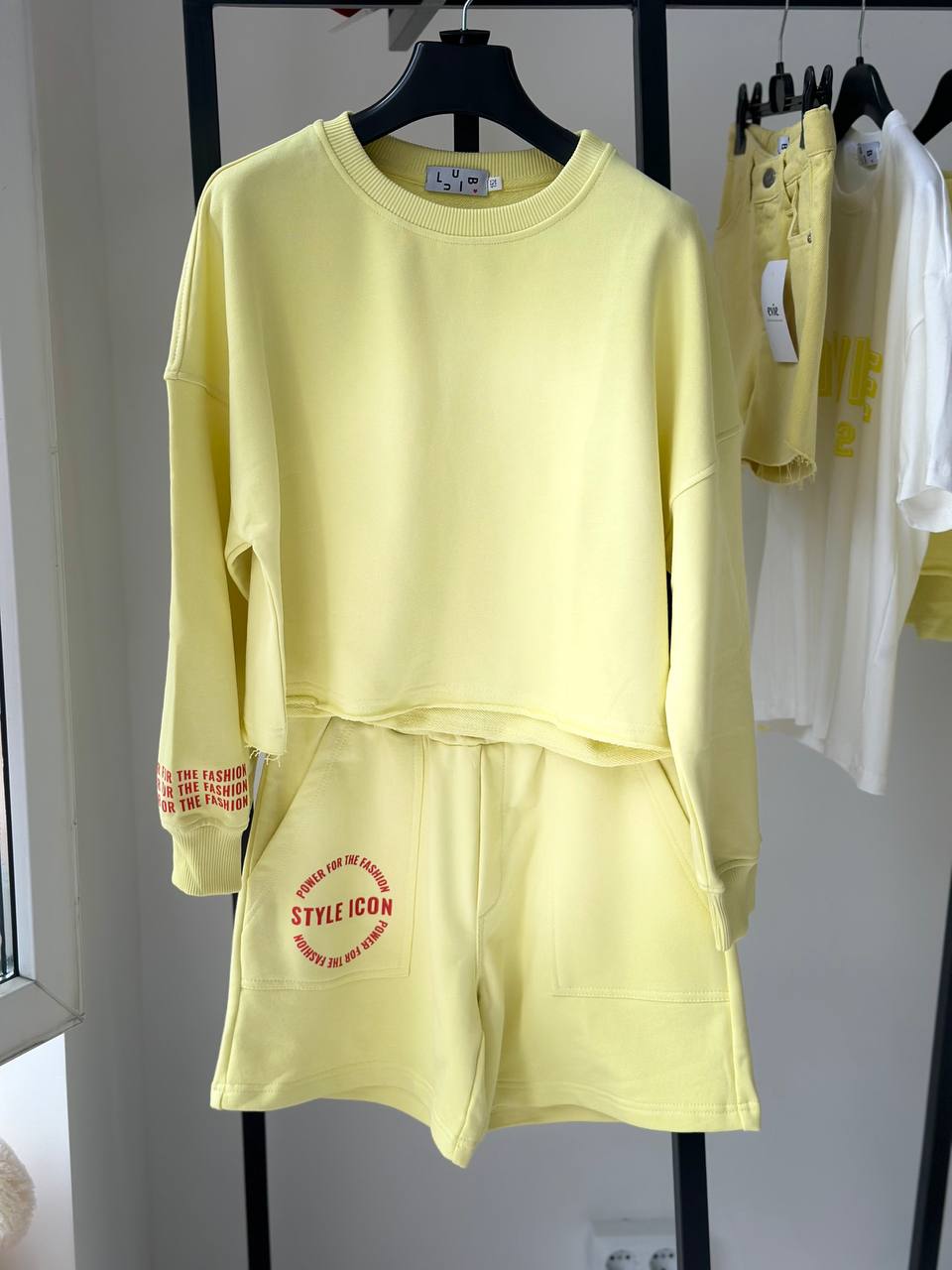 Lublu Shorts "Style Icon" Yellow