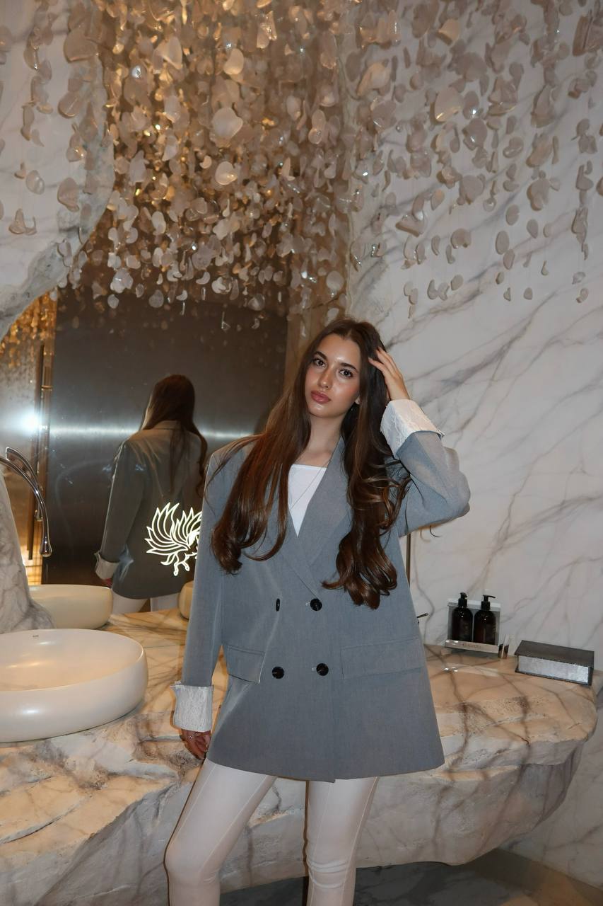 Laced Jacket Grey