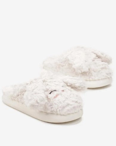 Slippers domestic Rabbits White