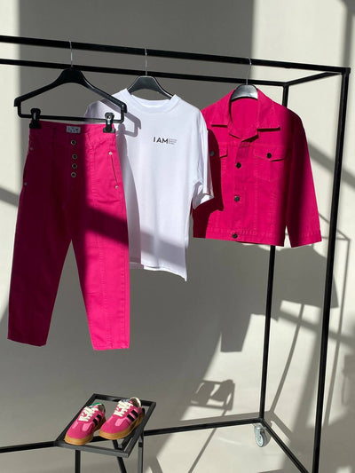 Lublu kids Jeans Pink