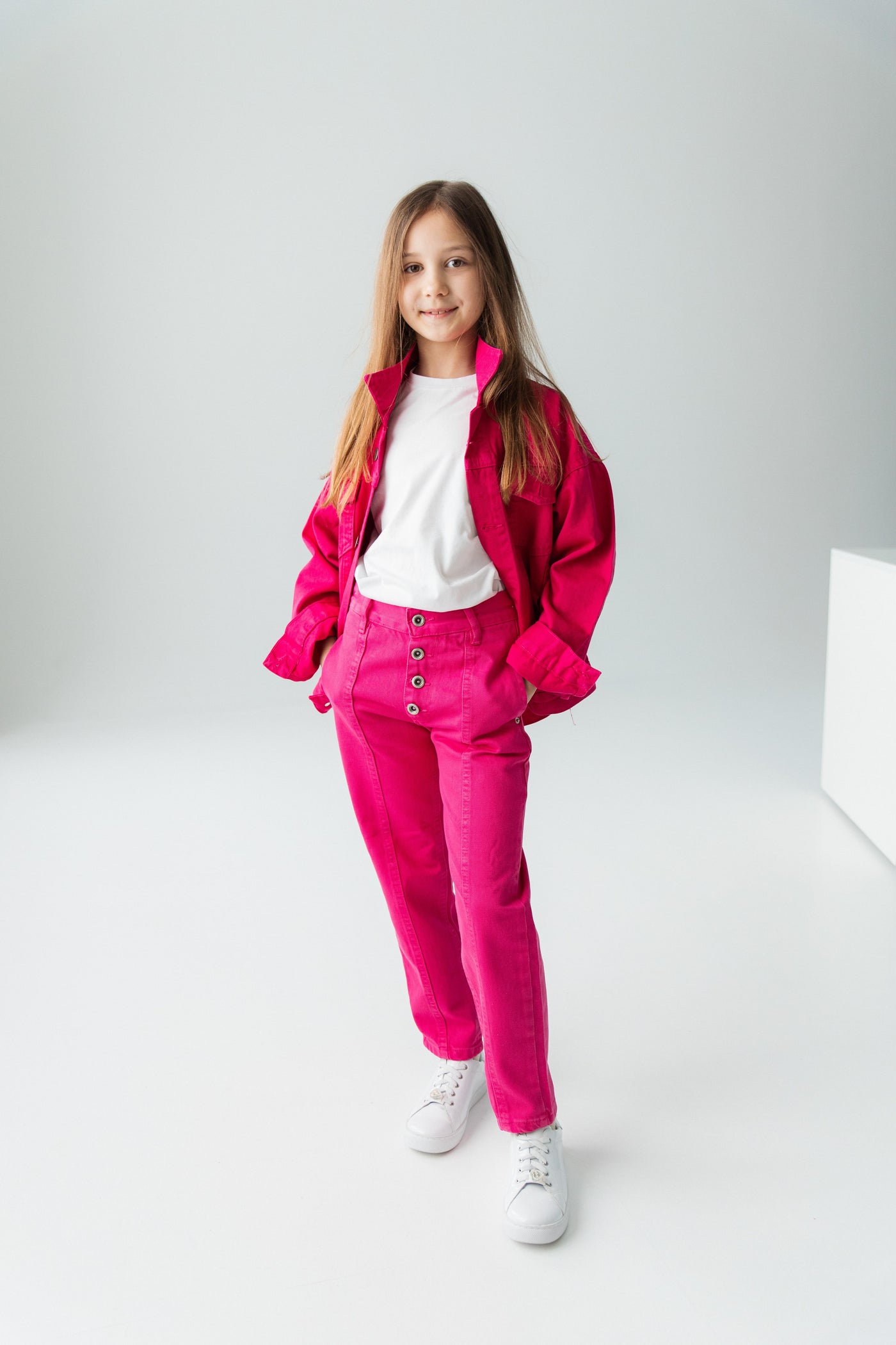 Jeans Lublu per bambini Rosa