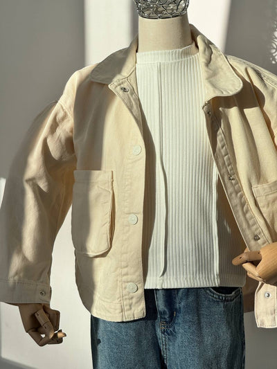 Lublu bambini Giacca di jeans Beige