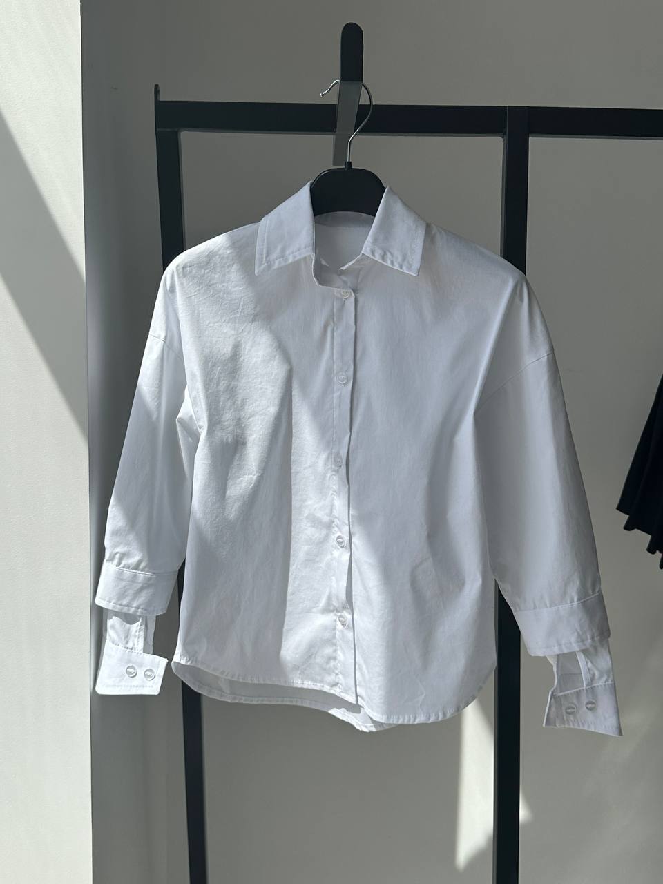 LuBlu Shirt with double cuff White