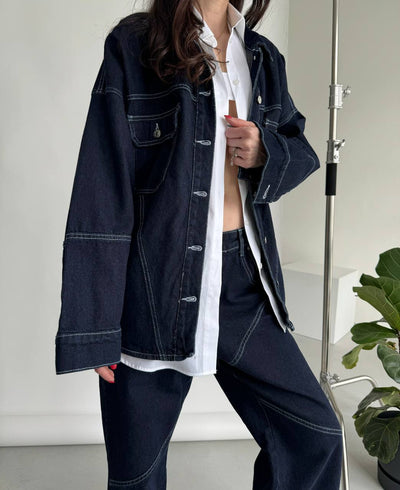 LBL Robe Navy denim shirt