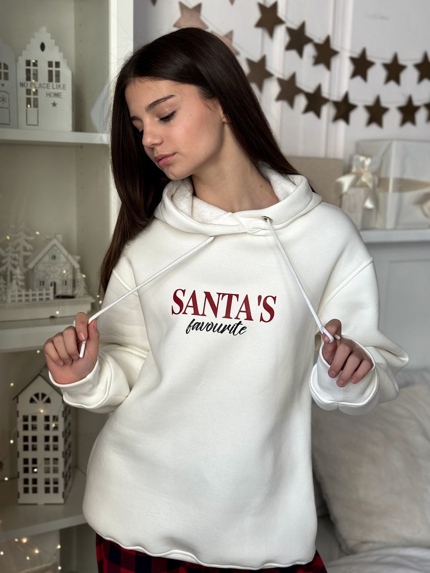 LuBlu Hoodie "Santa's Favorite" Milk