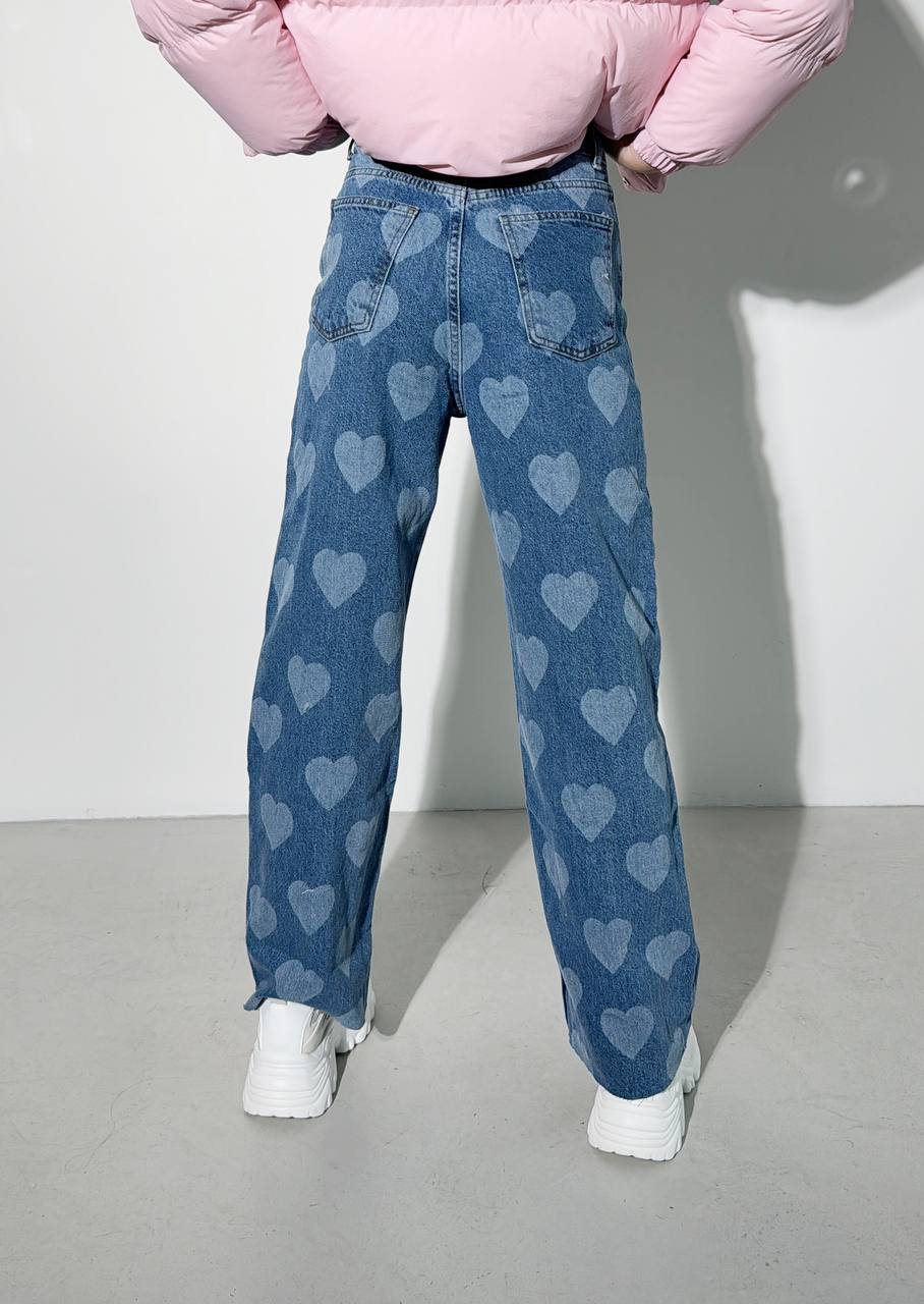 Lublu Jeans "Cuore" Blu