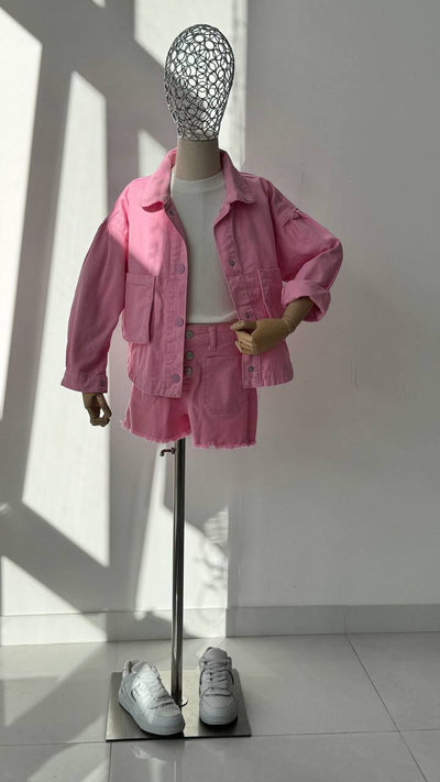 Lublin Kids Denim Short Rose
