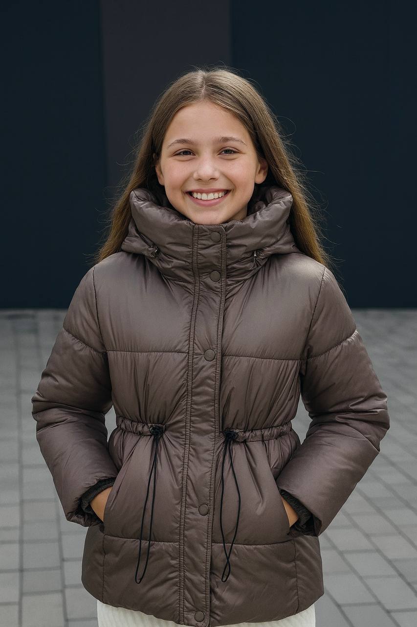 Daniella Brown down jacket