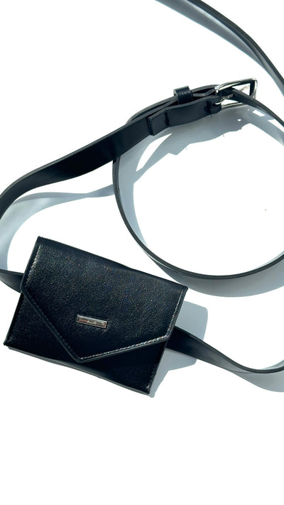 Black belt bag