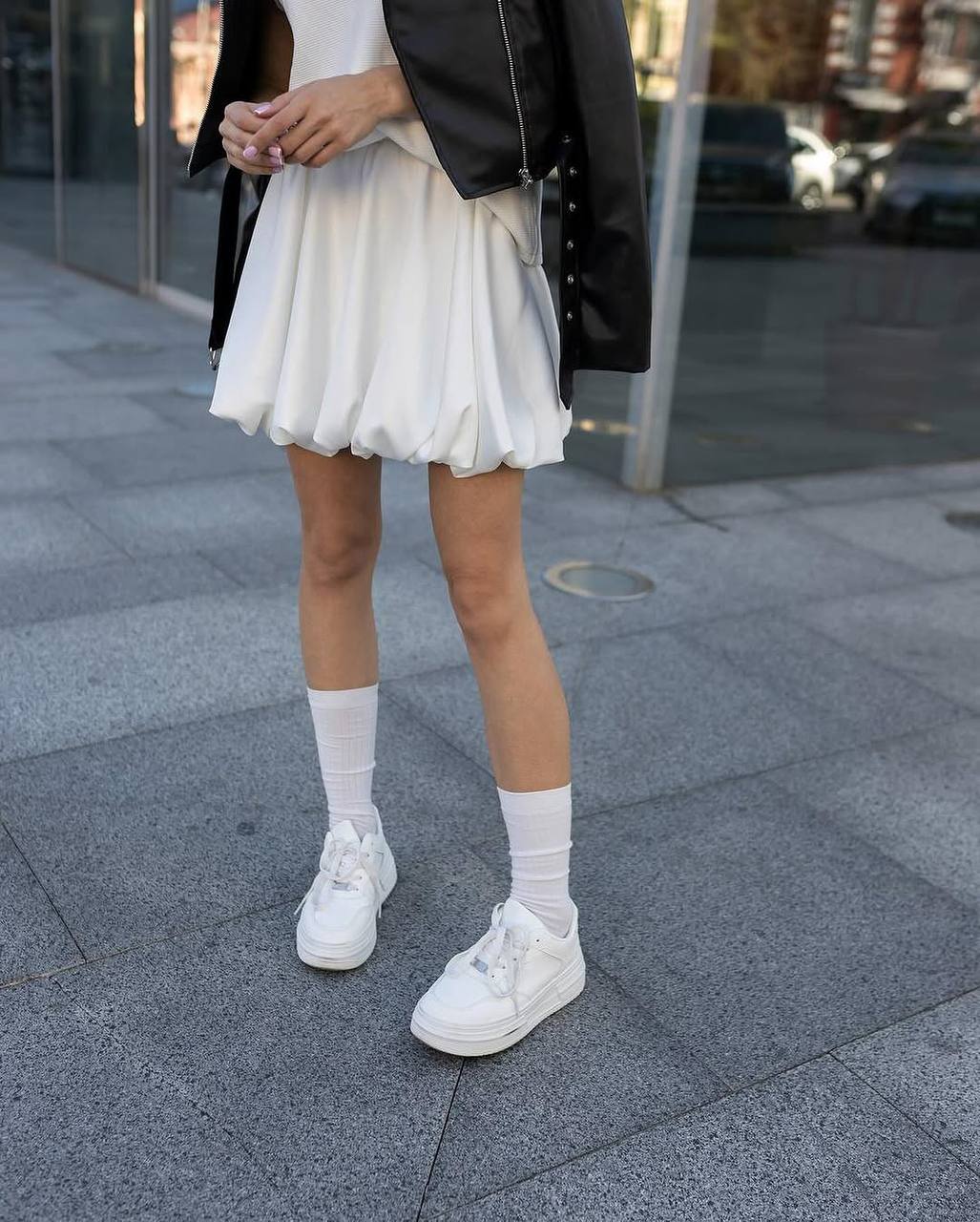 Balloon Milk skirt-shorts