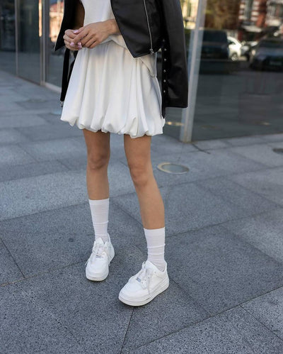 Balloon Milk skirt-shorts