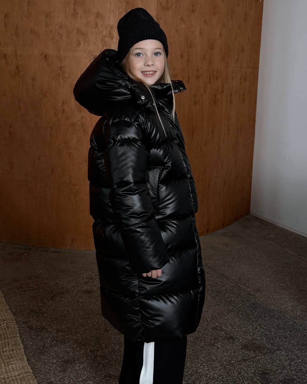 ZipOff Black Down Jacket