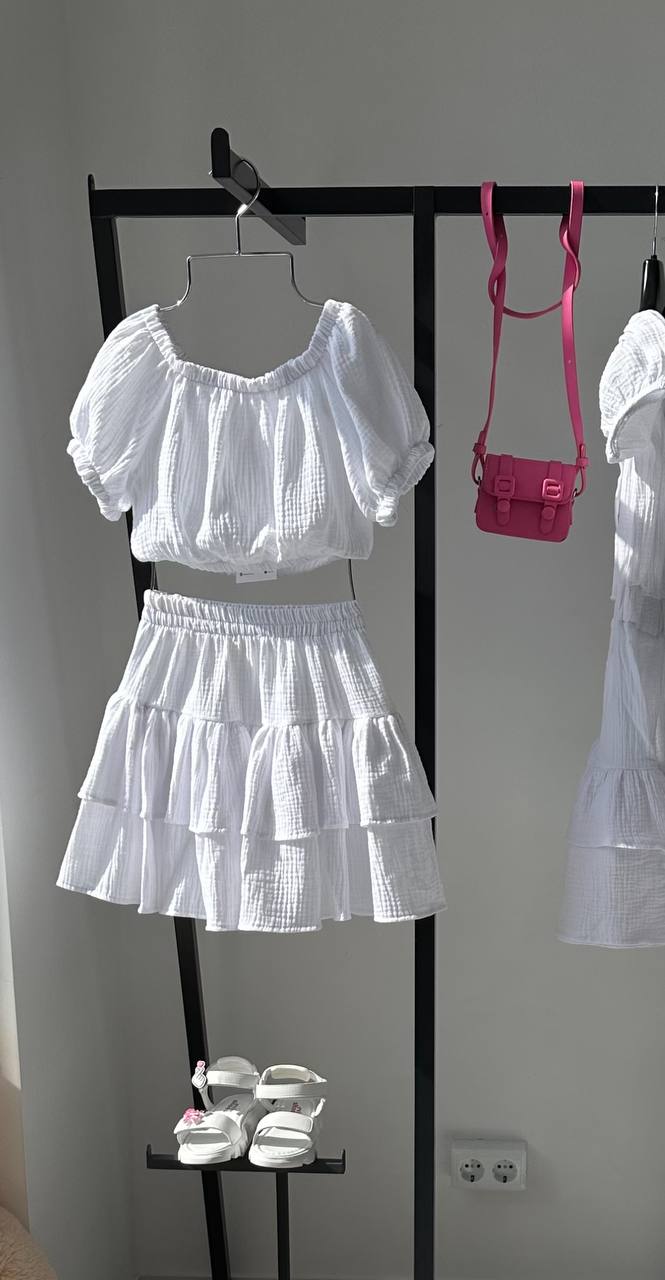 Classic suit Muslin White