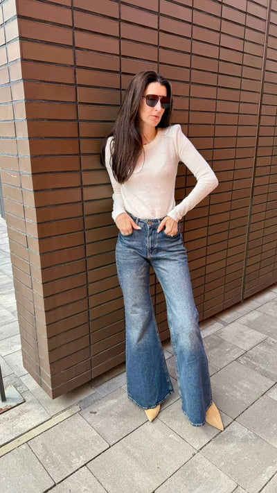 Джинси Flare Navy