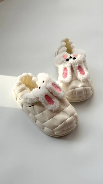 Kapcie Sock Rabbit White