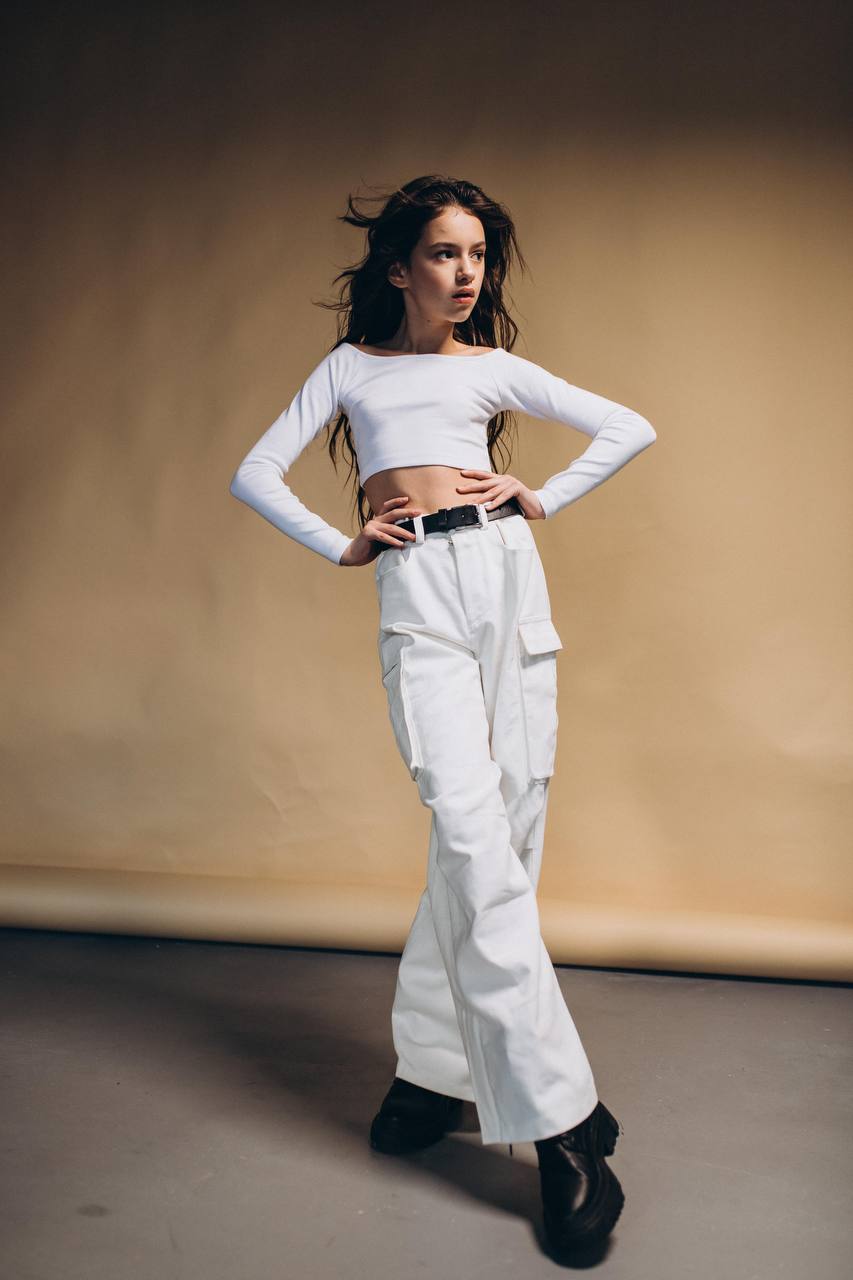 LuBlu Jeansy cargo Lait 23